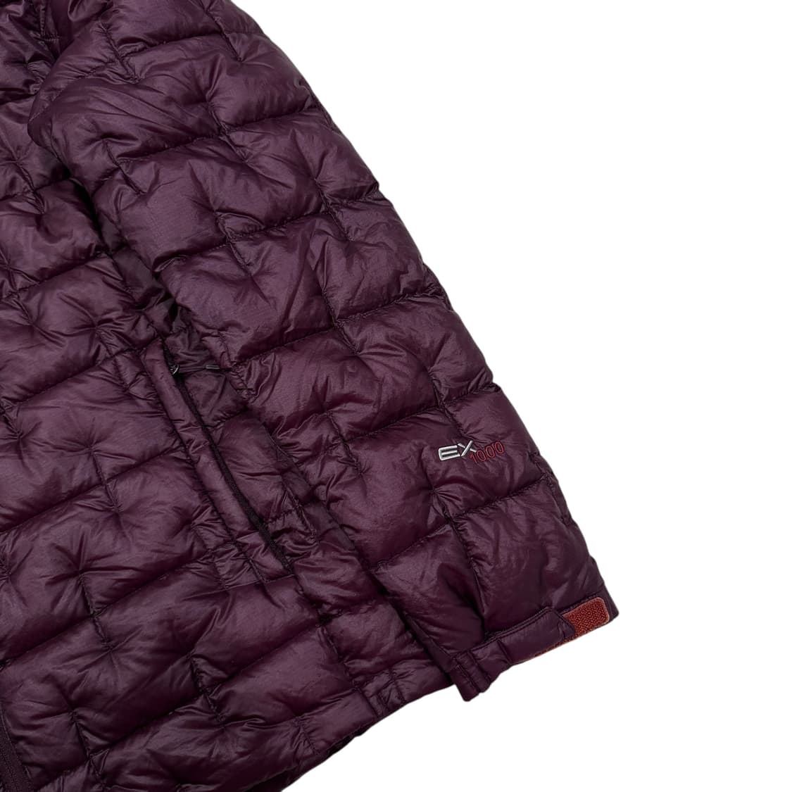 몽벨 플리즈마 1000 필파워 초경량 나일론 패딩 퍼플 버건디 M 상품이미지3
