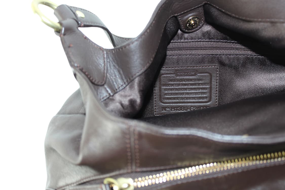 2000s Y2K COACH 코치 레더 숄더백 상품이미지7