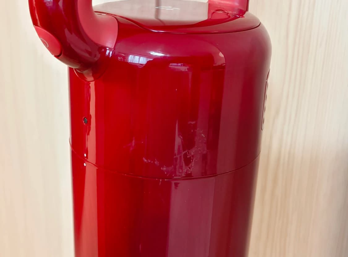 플러스마이너스제로 무선청소기 Y010 클리어레드 상품이미지4