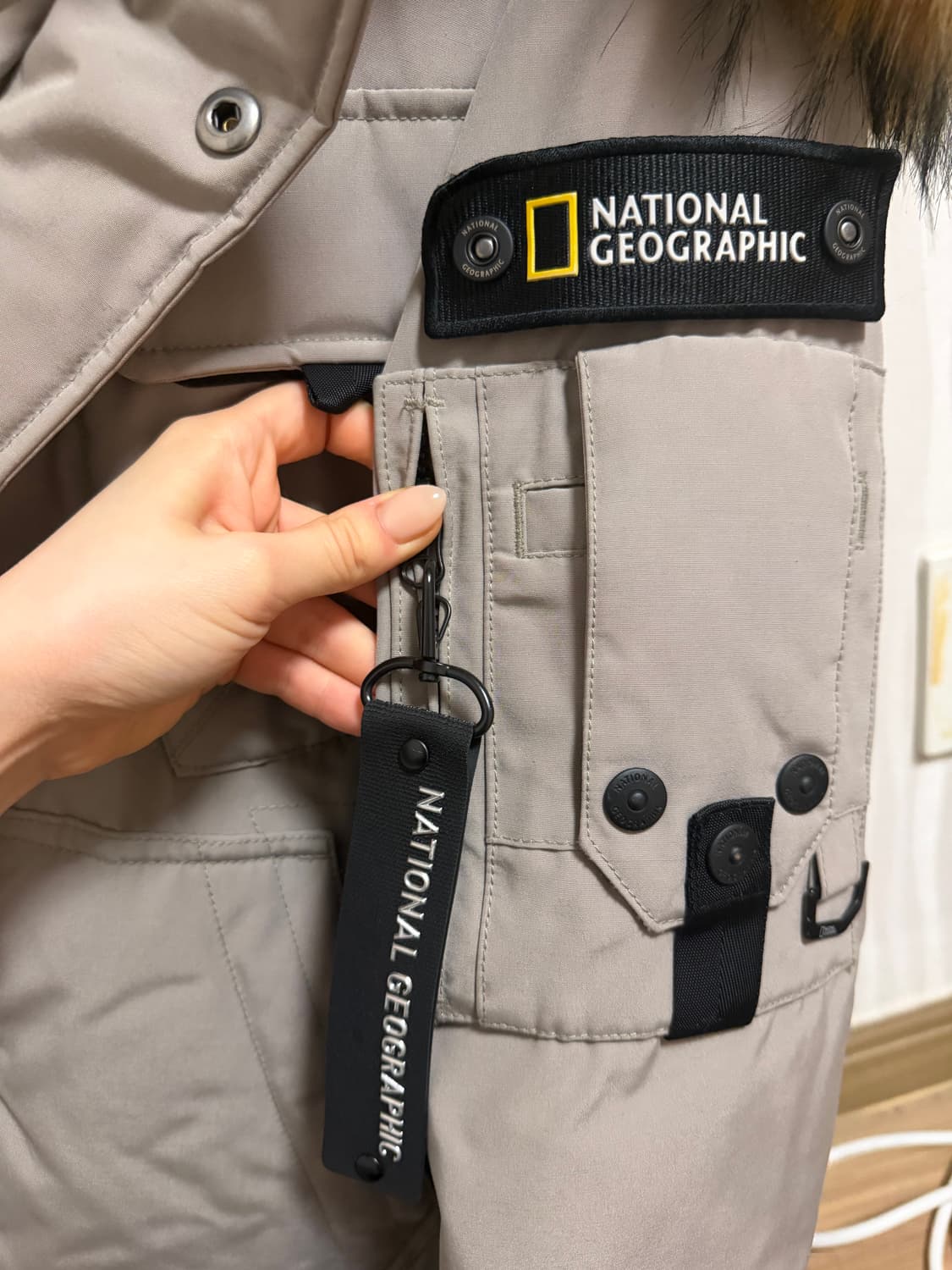 내셔널지오그래픽 숏패딩 S 상품이미지3