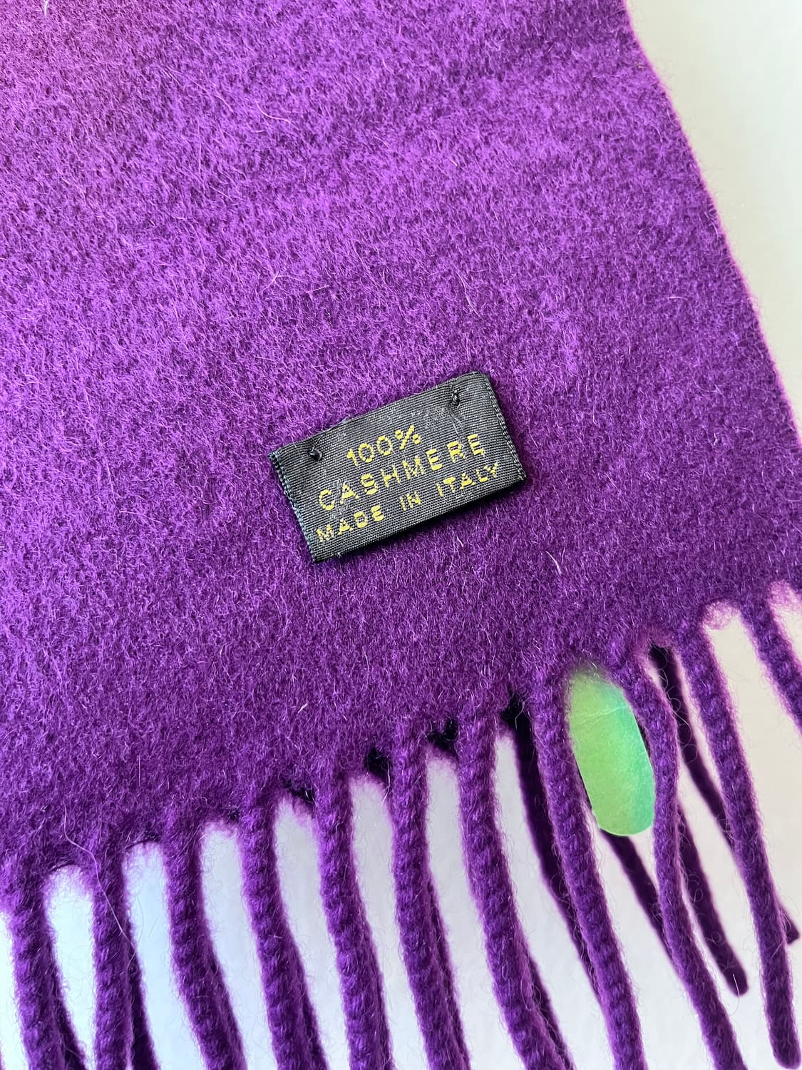 로로피아나 이탈리아 캐시미어100 머플러 상품이미지7