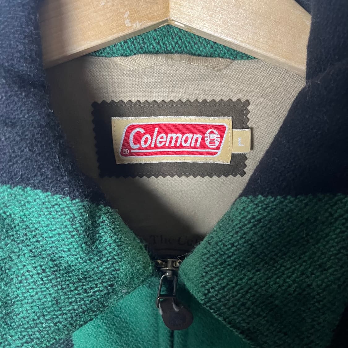 [Coleman] 콜맨 재팬 그린 버팔로 체크 울자켓 상품이미지5