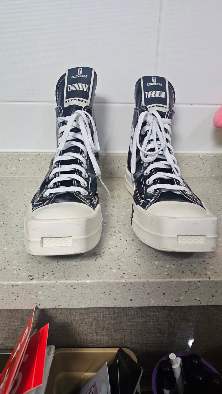 컨버스 터보다크 척 70 하이 다크쉐도우 블랙 래커 데님 270 상품이미지2