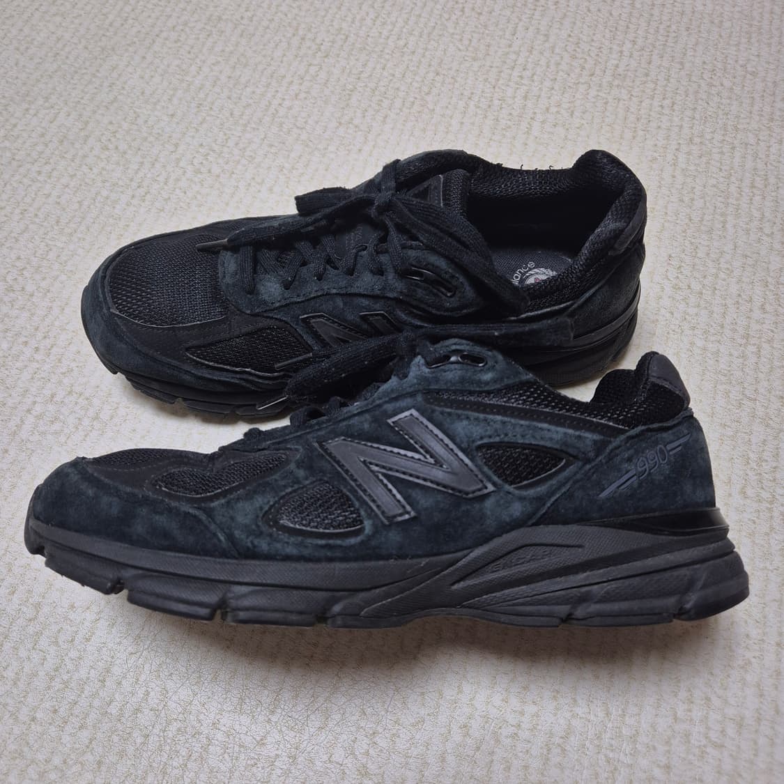 [260mm🔥] 뉴발란스 990 v4 미국판 블랙 상품이미지2