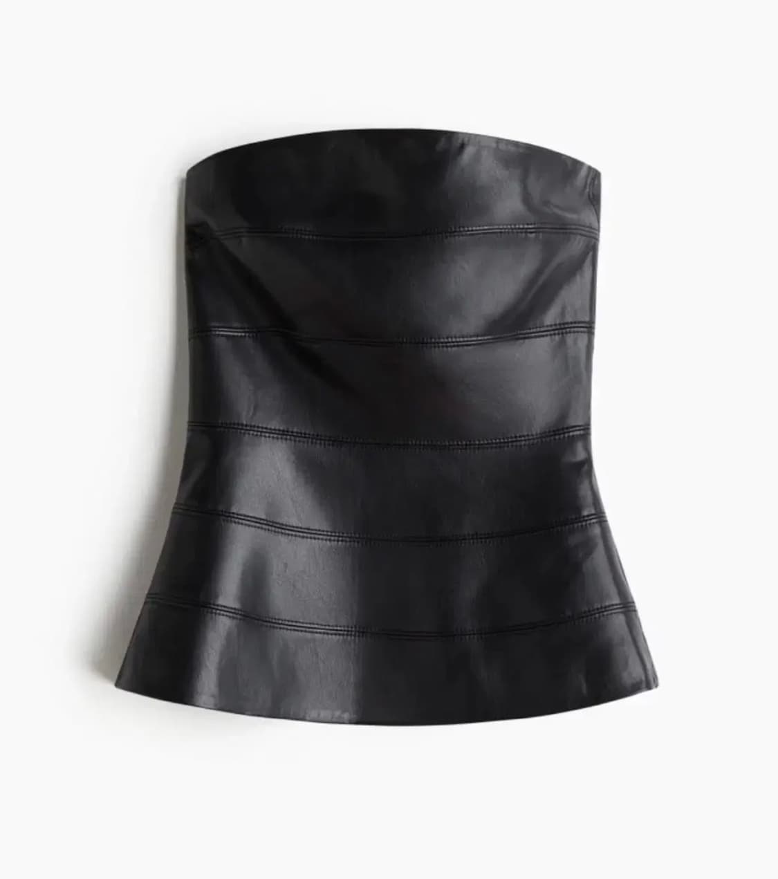 H&M 레더 탑 상품이미지3