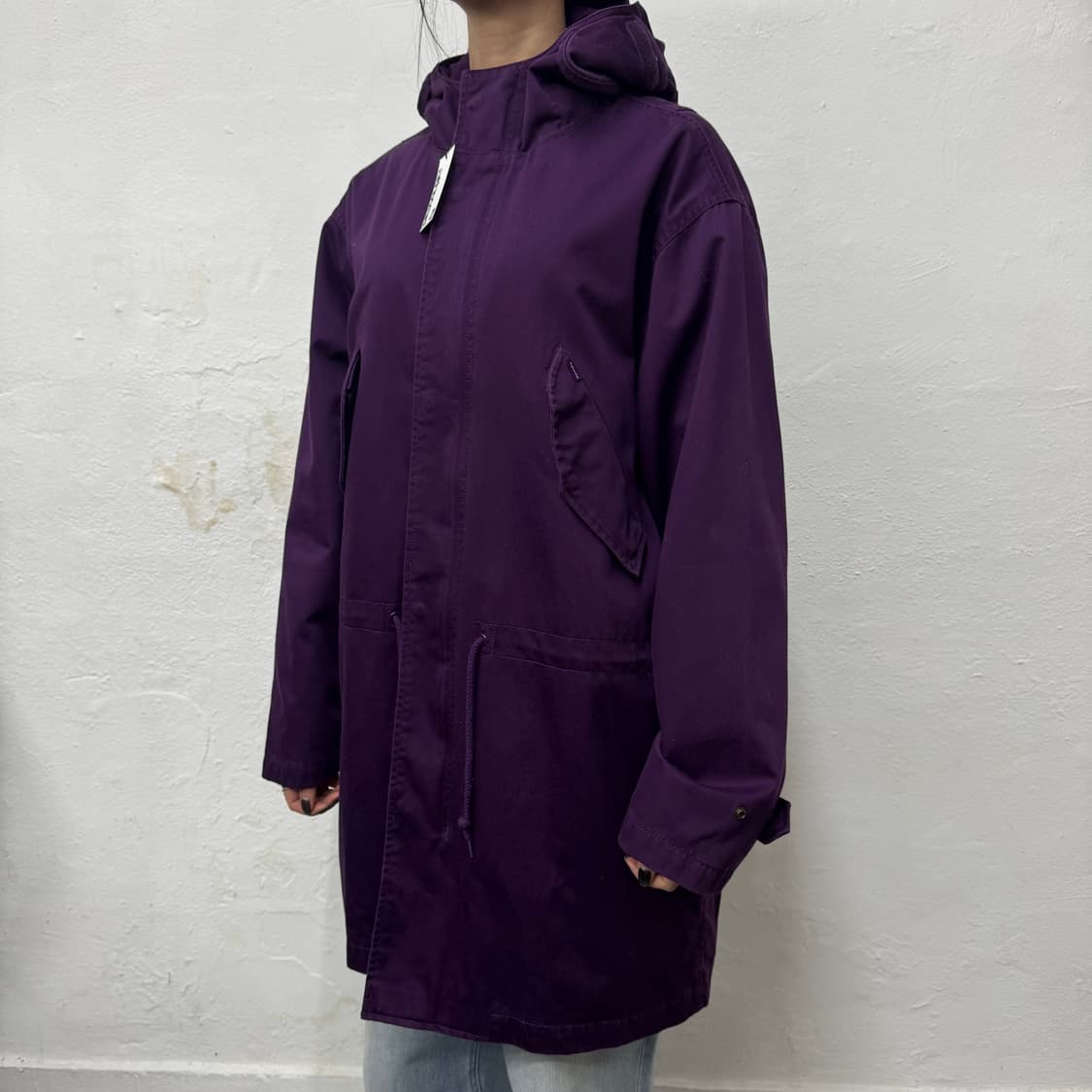 슈프림(SUPREME) 21ss 퍼플컬러 후드 페이스 마스크 파카 상품이미지1