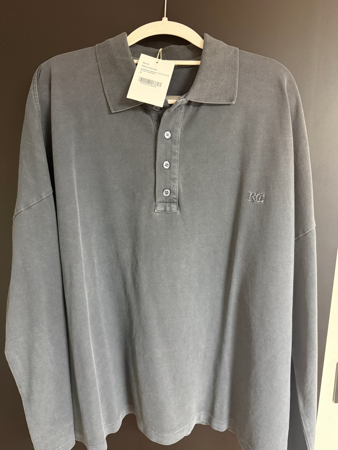 렉토 Recto OVERSIZED GARMENT COTTON PIQUE  상품이미지1