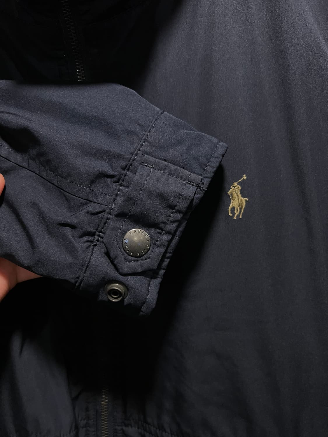 [2XL]폴로 랄프로렌 네이비 나일론 플라이트 자켓 상품이미지3