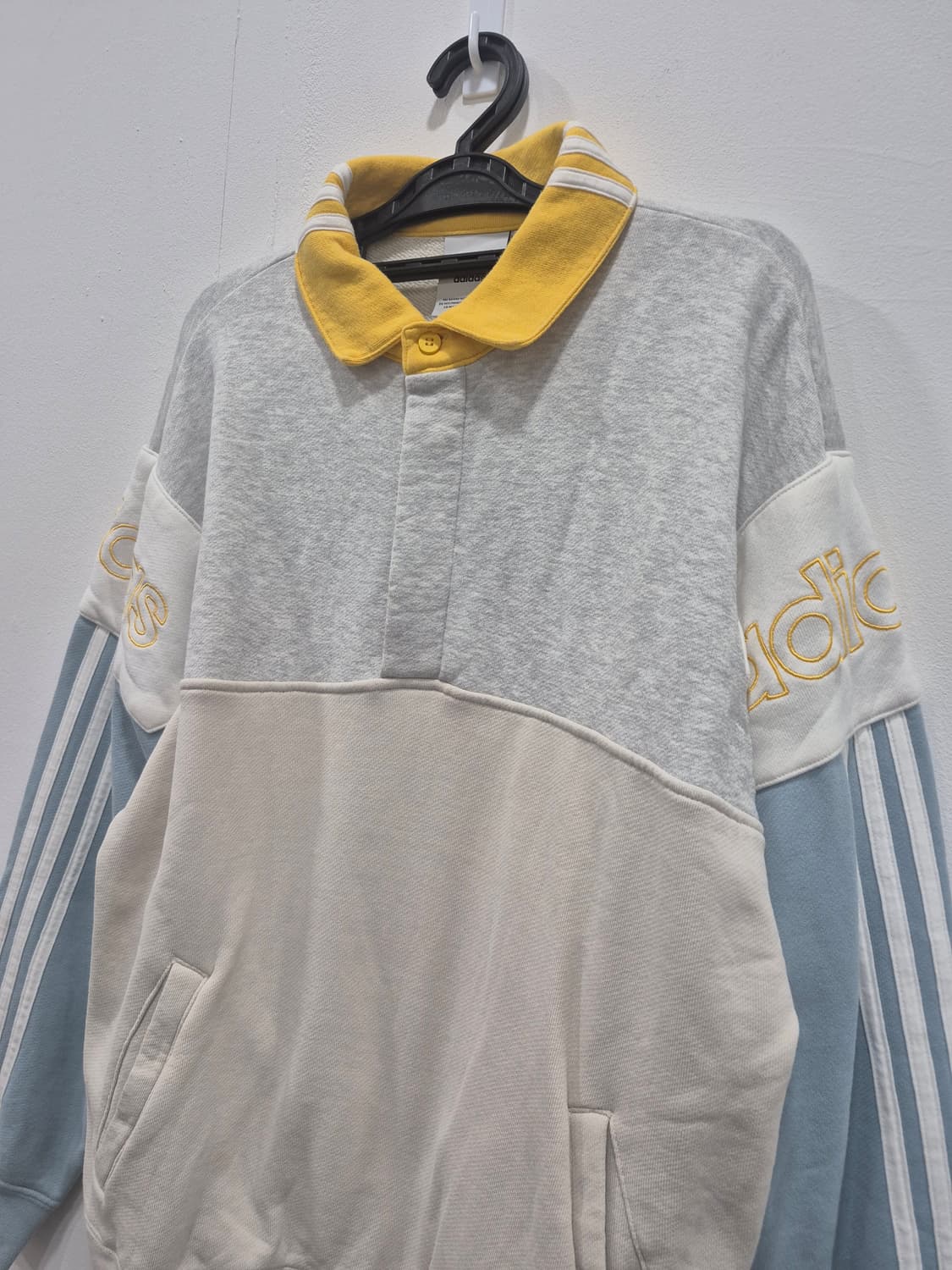 아디다스 카라넥 삼선 럭비 맨투맨 남성 105사이즈 상품이미지2