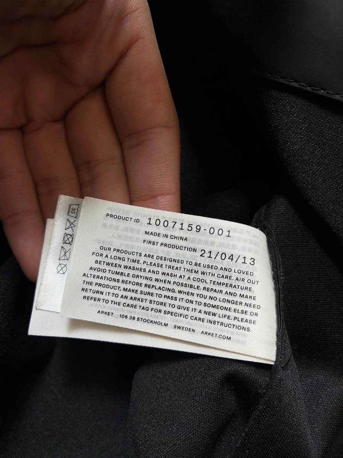 아르켓 x 트레통 ARKET 미니멀 레인 맨즈 후디 코트 PN8941 상품이미지8