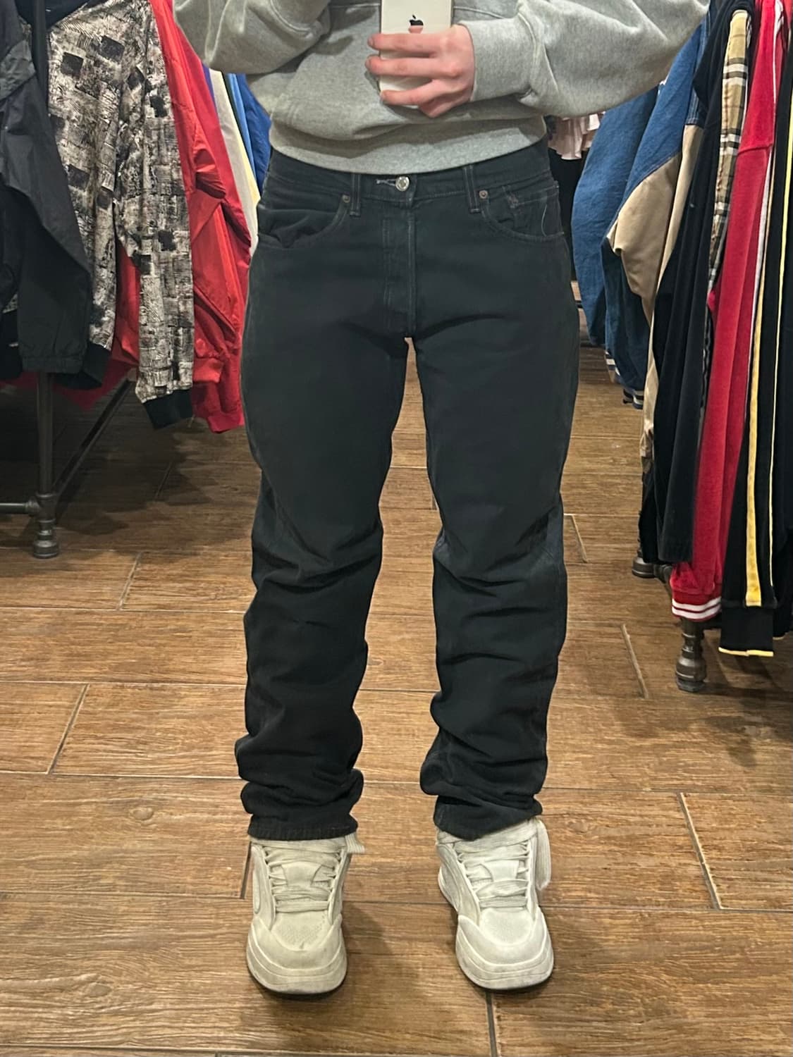 [HI] 리바이스 501 데님 흑청 상품이미지2