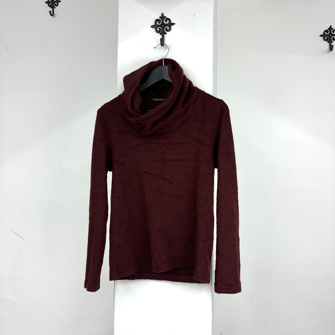 Tornado mart burgundy drape knit 상품이미지4