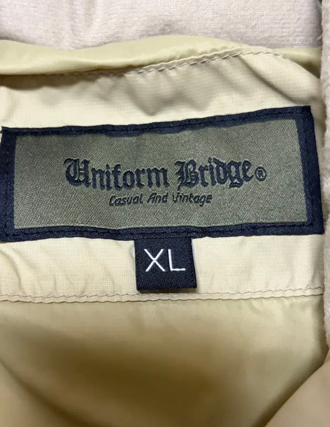 [23fw] 유니폼브릿지 쉘터다운파카 베이지 XL 상품이미지4