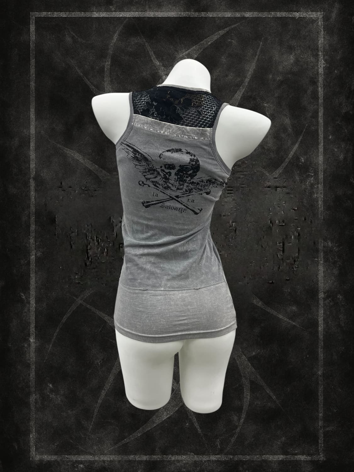 'SALVAGE' patchwork printing sleeveless 상품이미지5