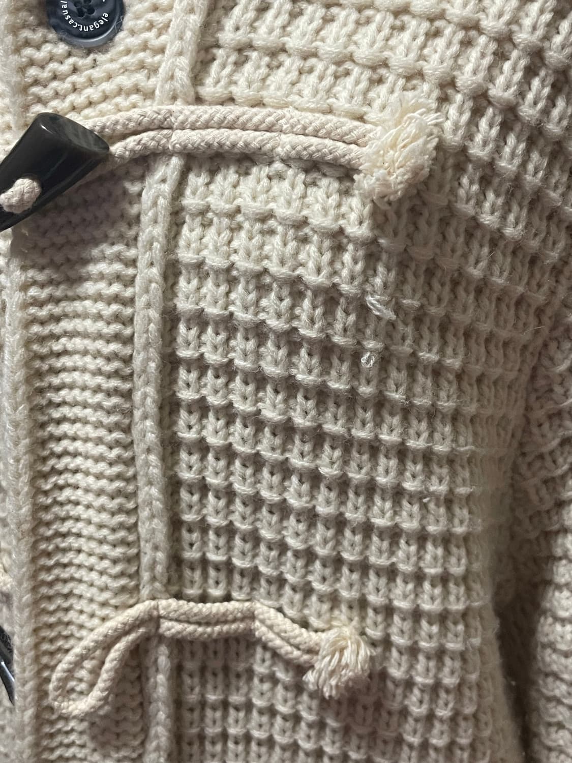 모리걸 뜨개 떡볶이 코트 일본 빈티지 상품이미지2