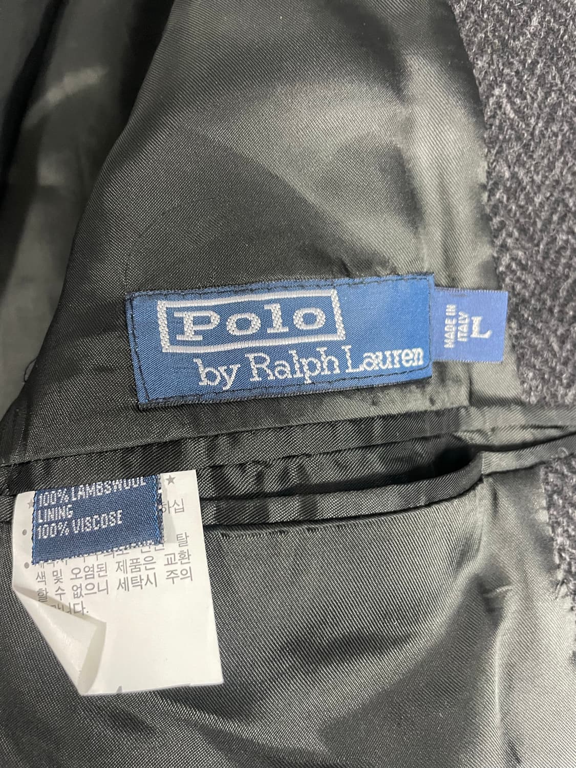 90s made in italy Polo RL 상품이미지5