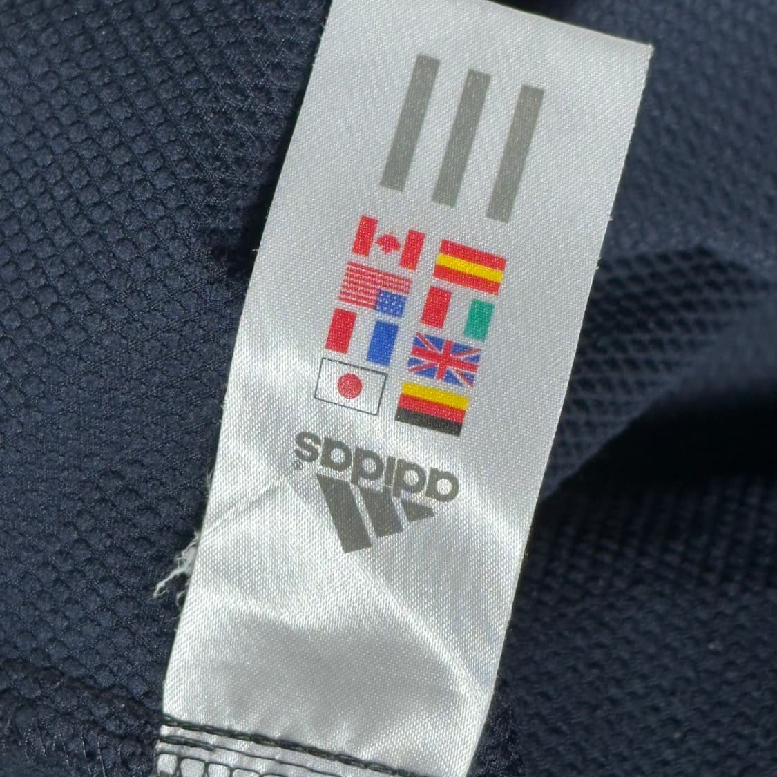 Adidas 바이에른 뮌헨 블루 삼선 네이비 바람막이 상품이미지4