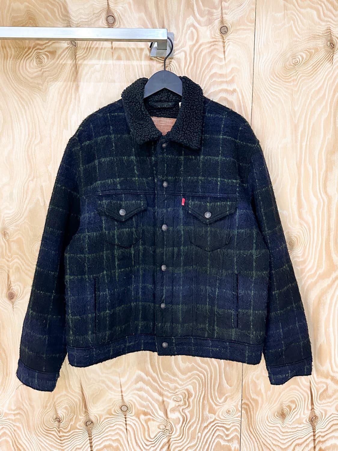 리바이스 LVC 쉐르파 체크 트러커 자켓 상품이미지3