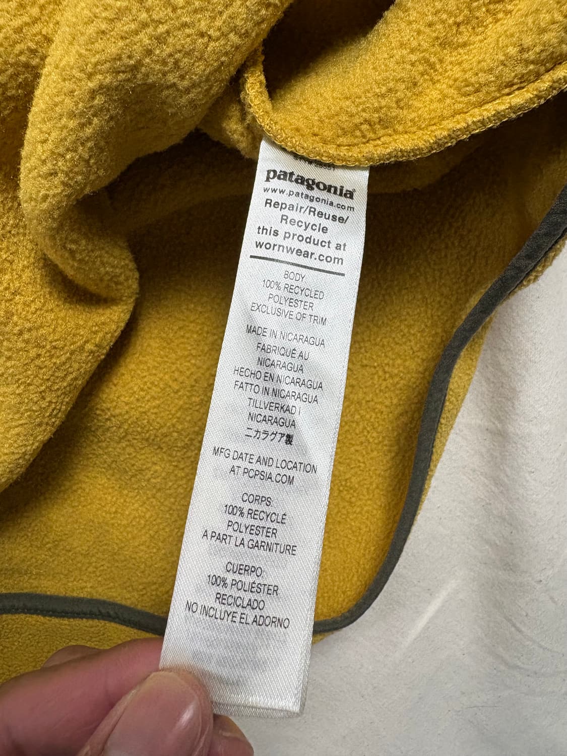 Patagonia 파타고니아 신칠라 라이트웨이트 플리스 풀오버 XL 상품이미지5