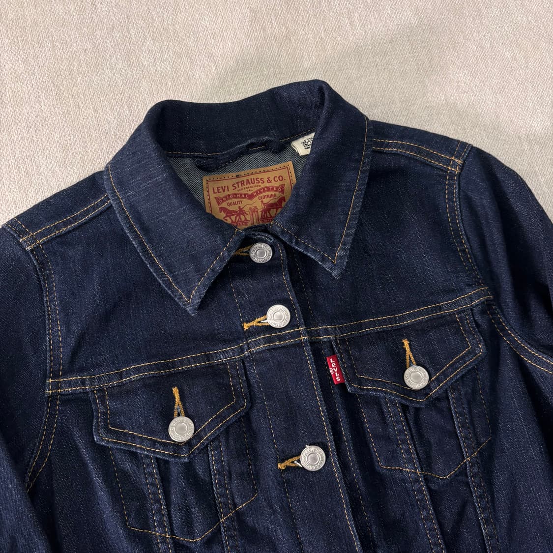 90 리바이스 인디고 데님 청자켓 상품이미지2