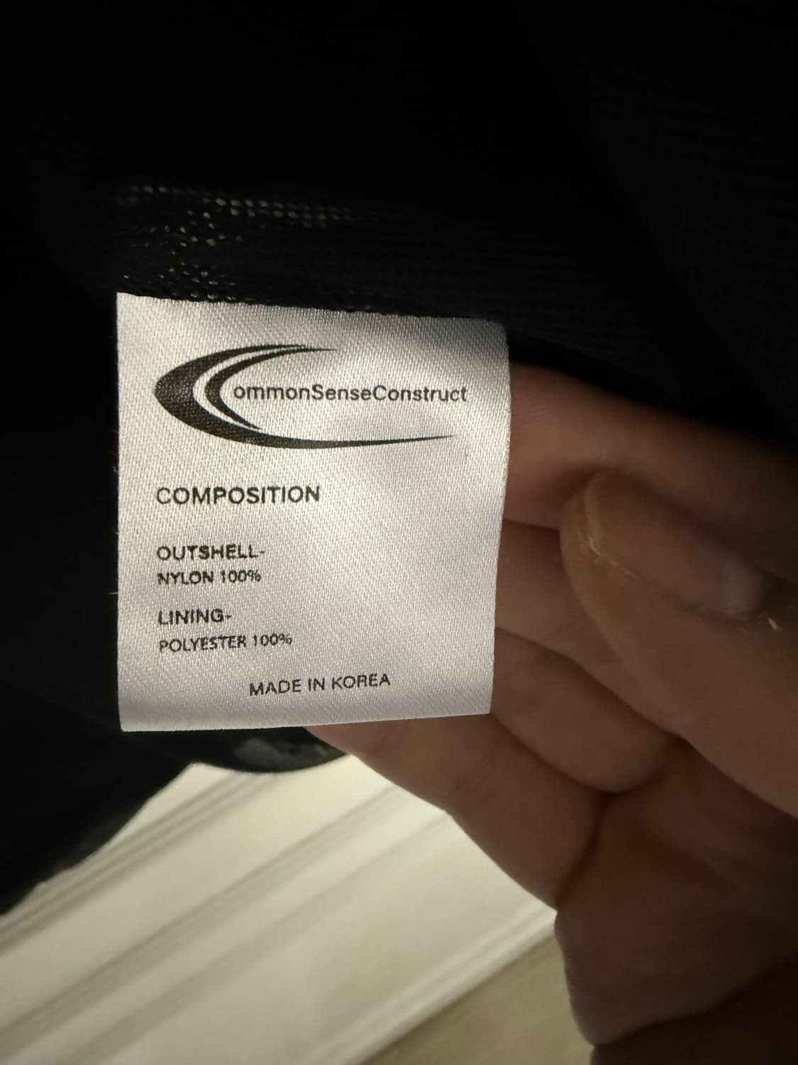 Common Sense Construct VFX 나일론 셔츠 블랙 상품이미지7