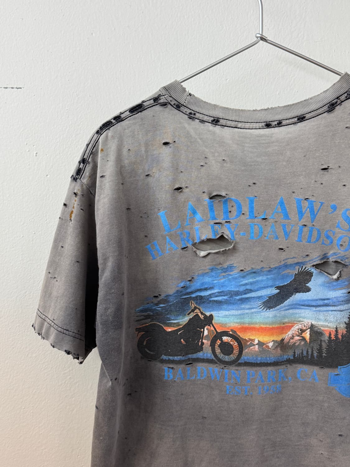 Harley davidson hard faded t shirt 상품이미지6
