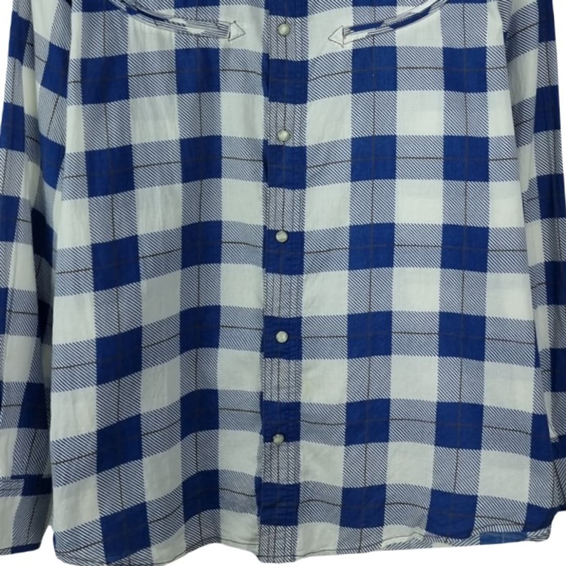 [쉐인] 빈티지 체크 슬림핏 웨스턴 셔츠 M19423 상품이미지5