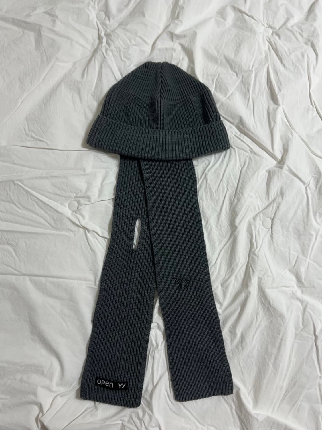 제니착용 open yy 비니 차콜 상품이미지6