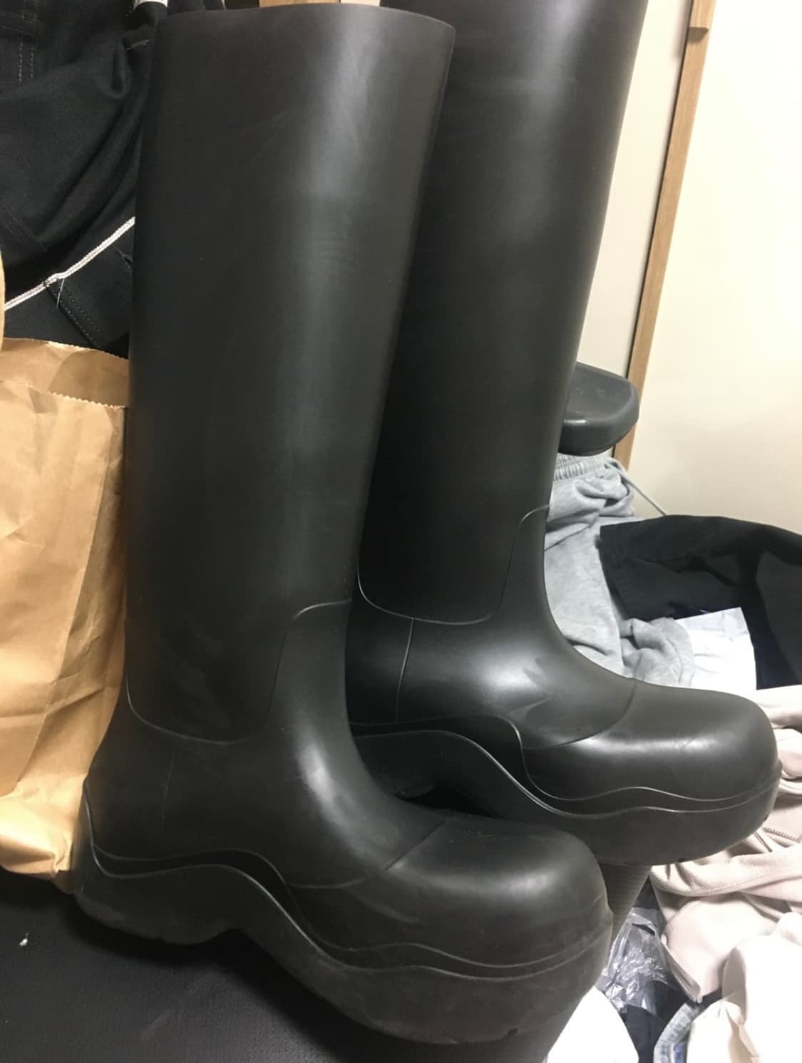 보테가베네타 퍼들 하이 블랙 39 상품이미지2