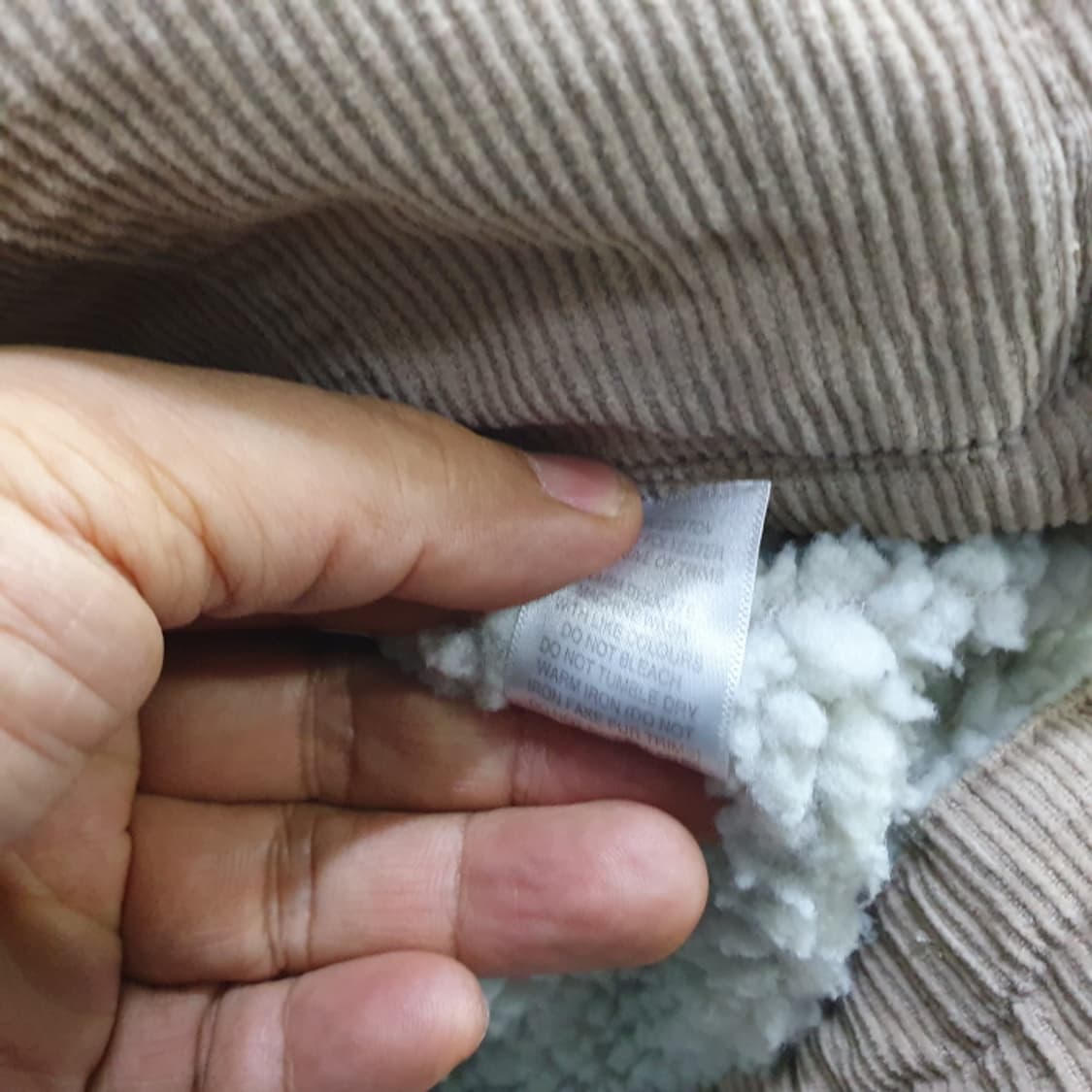 PIPING 뽀글이 양모 골지자켓(105) 상품이미지5