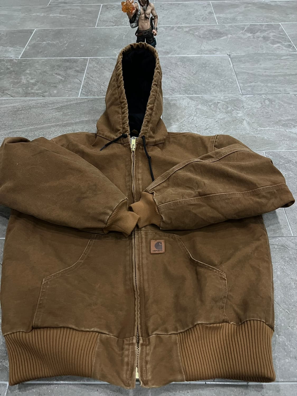 (M)칼하트 덕 액티브 후드자켓 J130 211(BRN) 칼하트브라운 상품이미지7