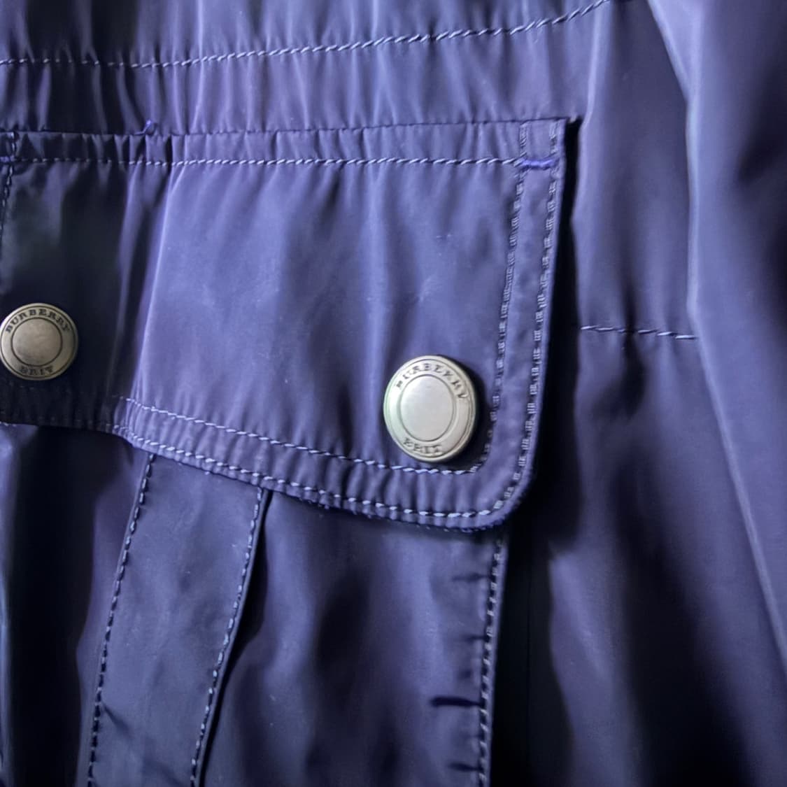 버버리 브릿 네이비 디테일 후드점퍼 L (슬림105) 상품이미지8