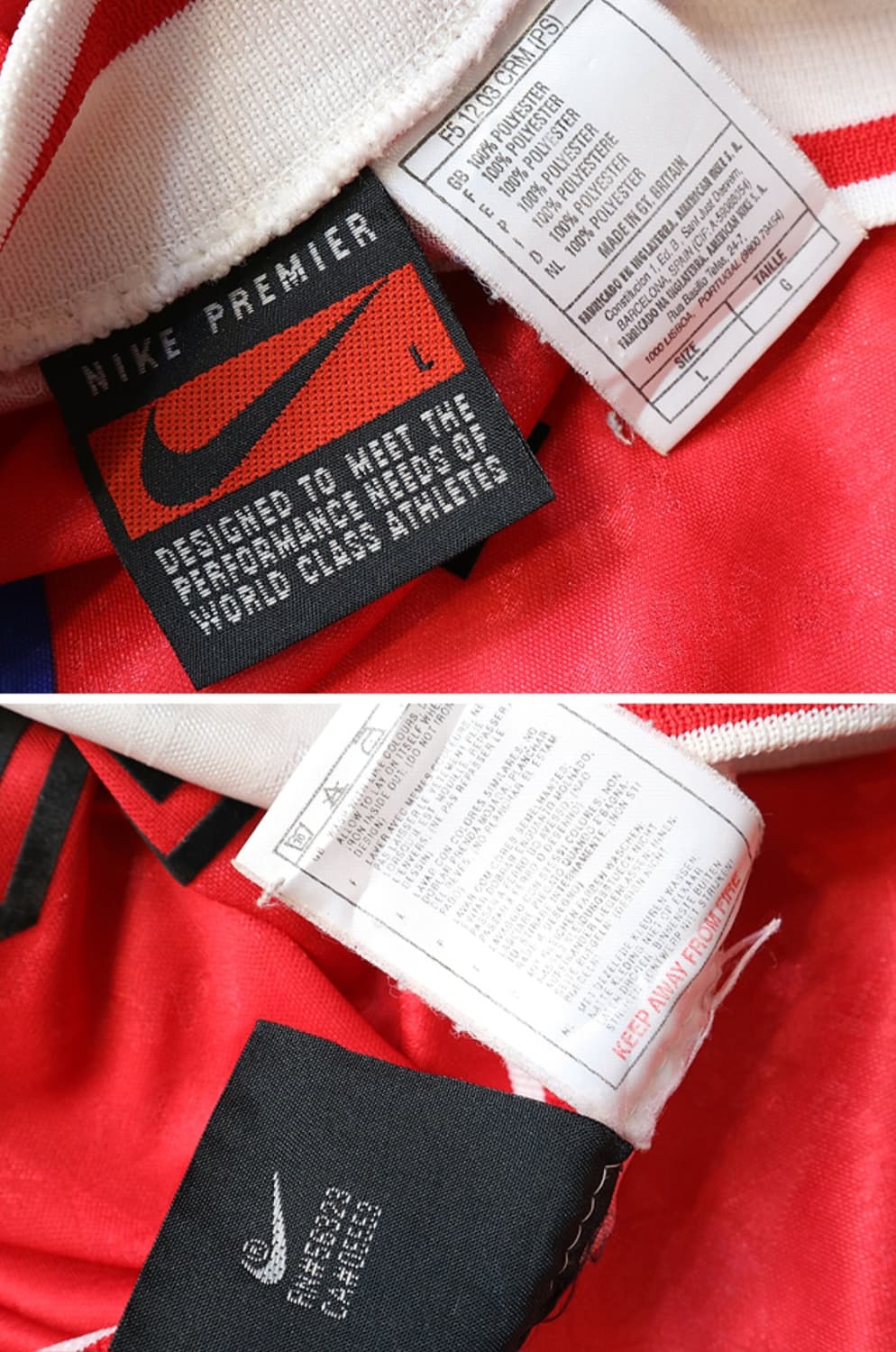 영국산 90S NIKE 나이키 파리 생제르망 95-96시즌
어웨이 저지 상품이미지8