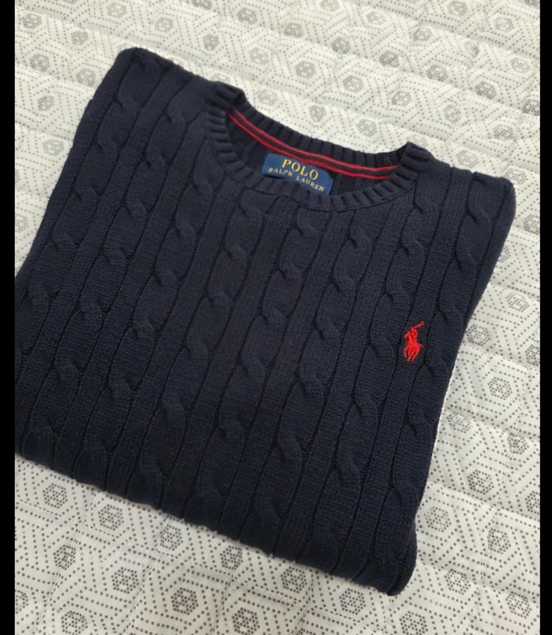 폴로 랄프로렌 꽈배기 니트 ~55 상품이미지4