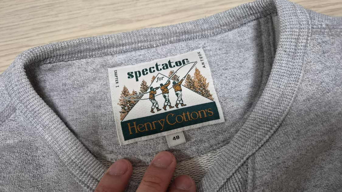 헨리코튼 X 스펙테이터 맨투맨 상품이미지2