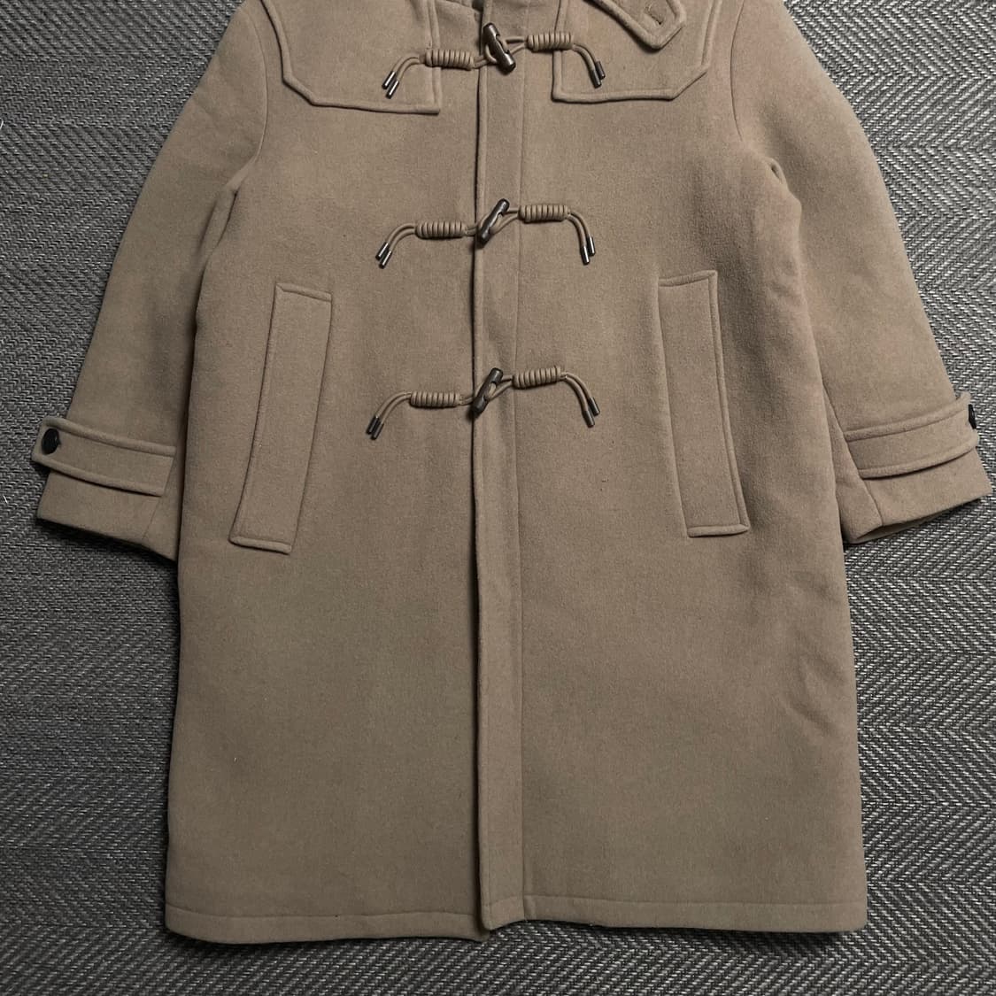 커스텀 어클락 아메카지 박시핏 더플 모직 롱 코트o 5413 상품이미지3