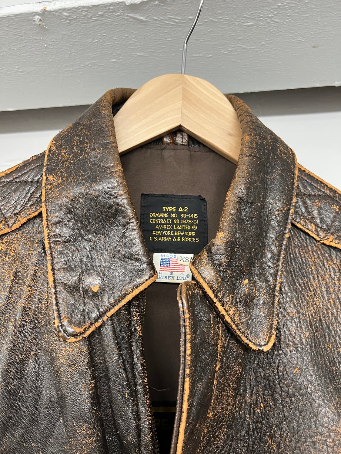 아비렉스 A2 레더자켓 상품이미지2