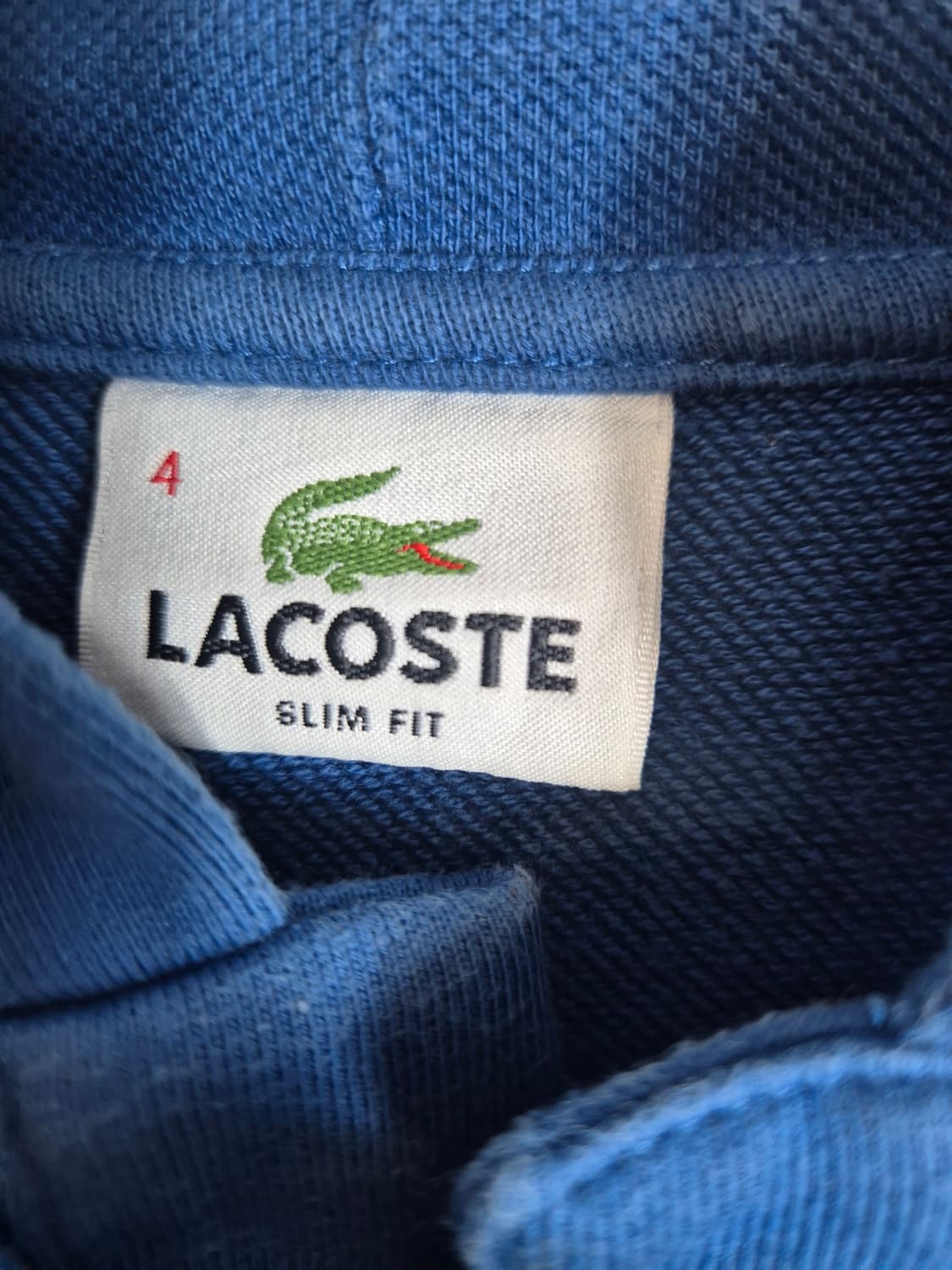 4호  100) 라코스테 블루 후드 집업 토글 디테일 상품이미지2