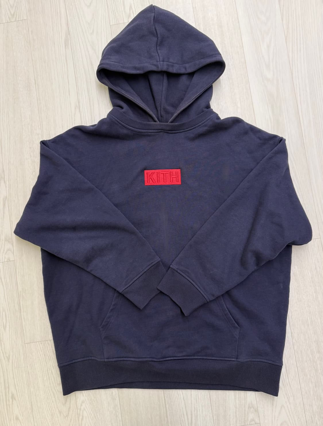 [XL] KITH 박스로고 후드/후디 네이비  상품이미지1