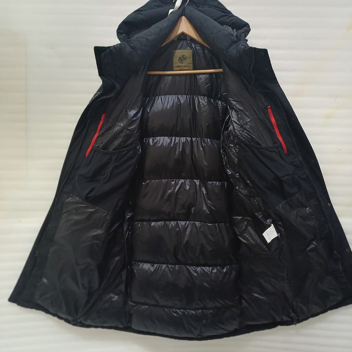 코오롱 고어 윈드스토퍼 빵빵 구스 다운 롱 후드 패딩 남성 M 사랑봉봉 상품이미지3