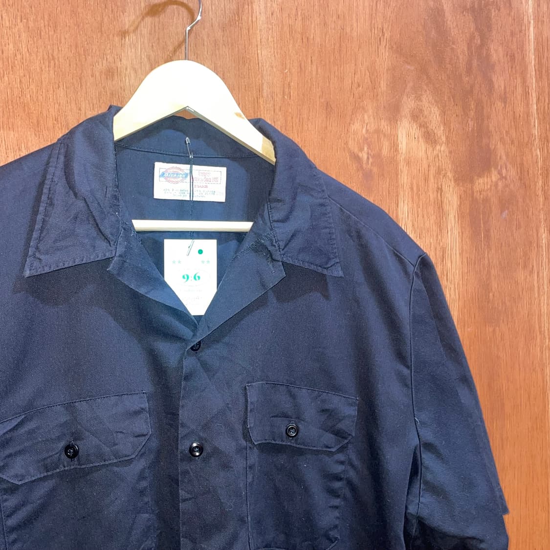 (XL) Dickies 디키즈 반팔 워크 셔츠 블랙 상품이미지2