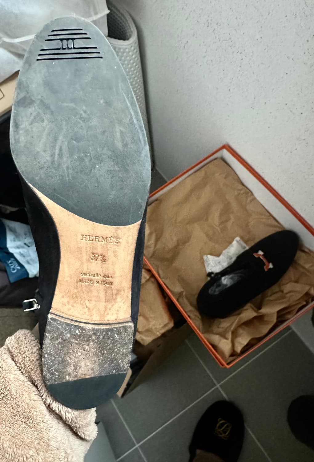 에르메스 생토노래 은장부츠 상품이미지4