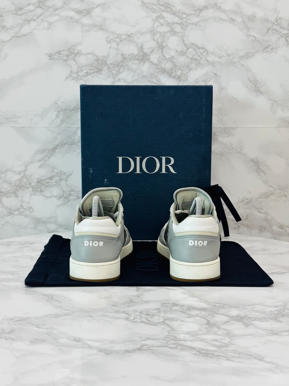 [40/풀구성] 디올 B27 로우탑 스니커즈 그레이 상품이미지4