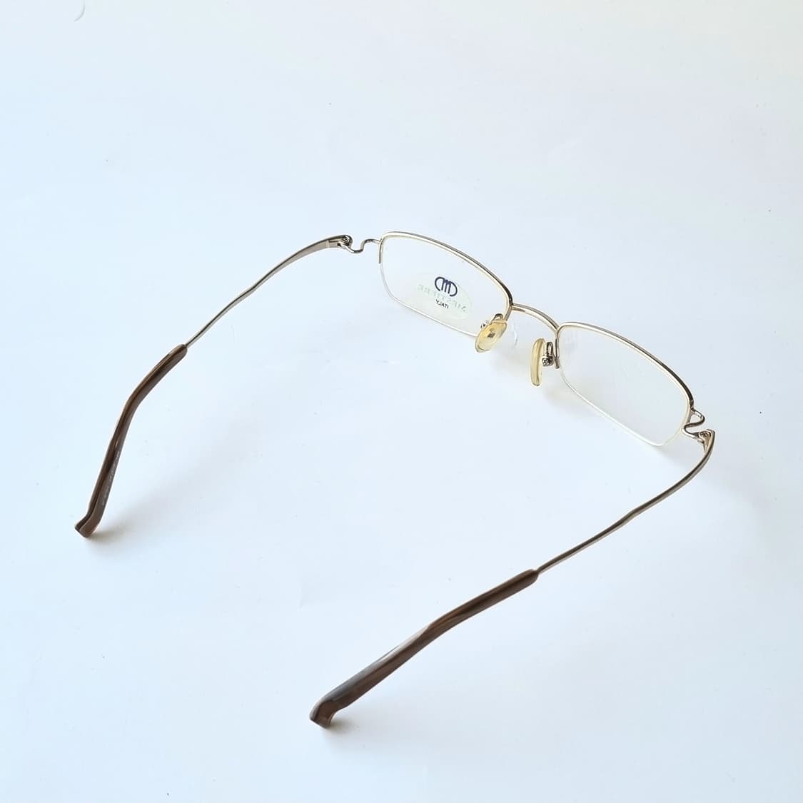 데드스탁 ITALY 빈티지 하프림 지그재그 안경테 712 상품이미지6