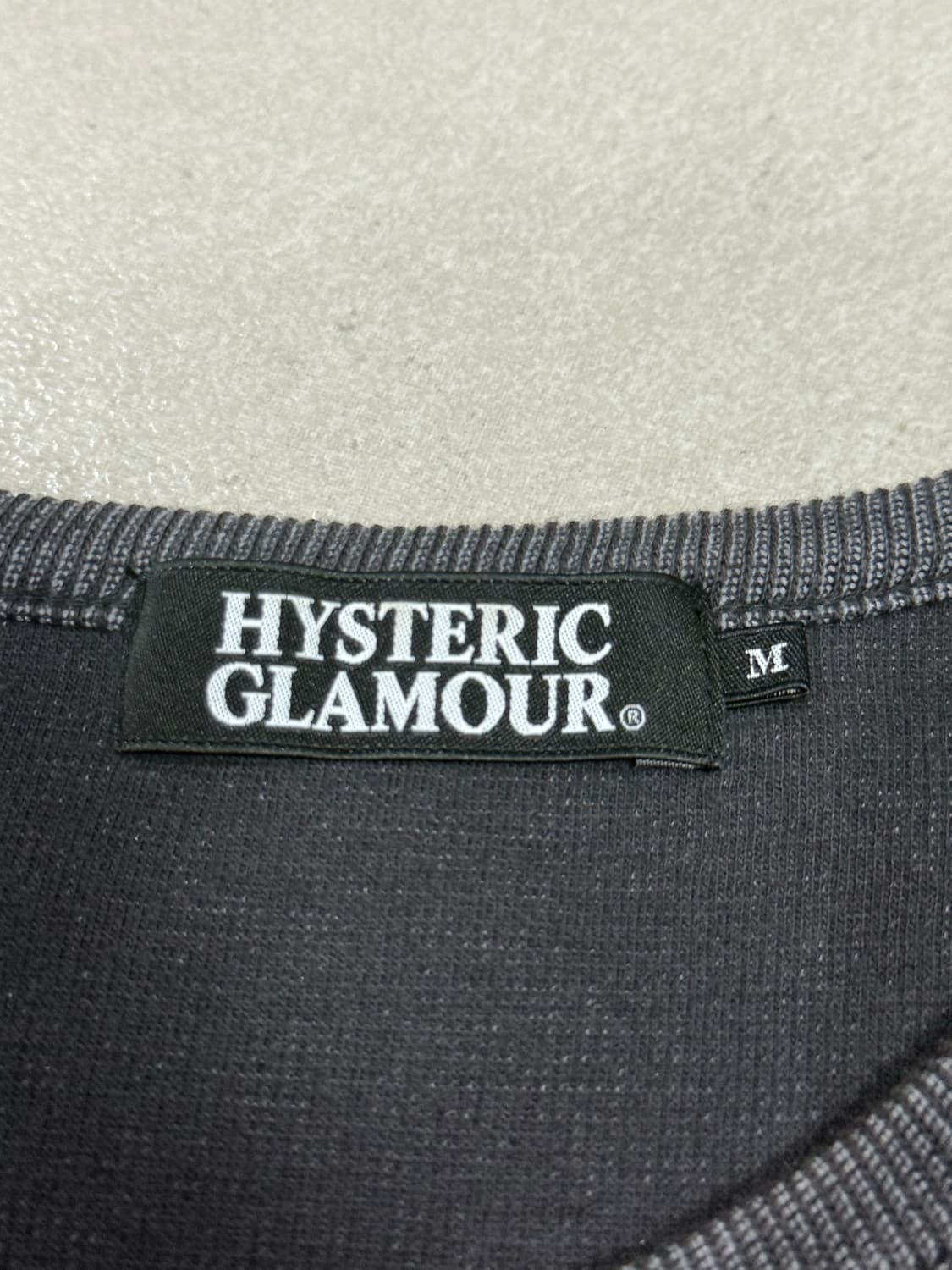 히스테릭 글래머 히스걸 와플 니트 맨투맨 스웨터 상품이미지3