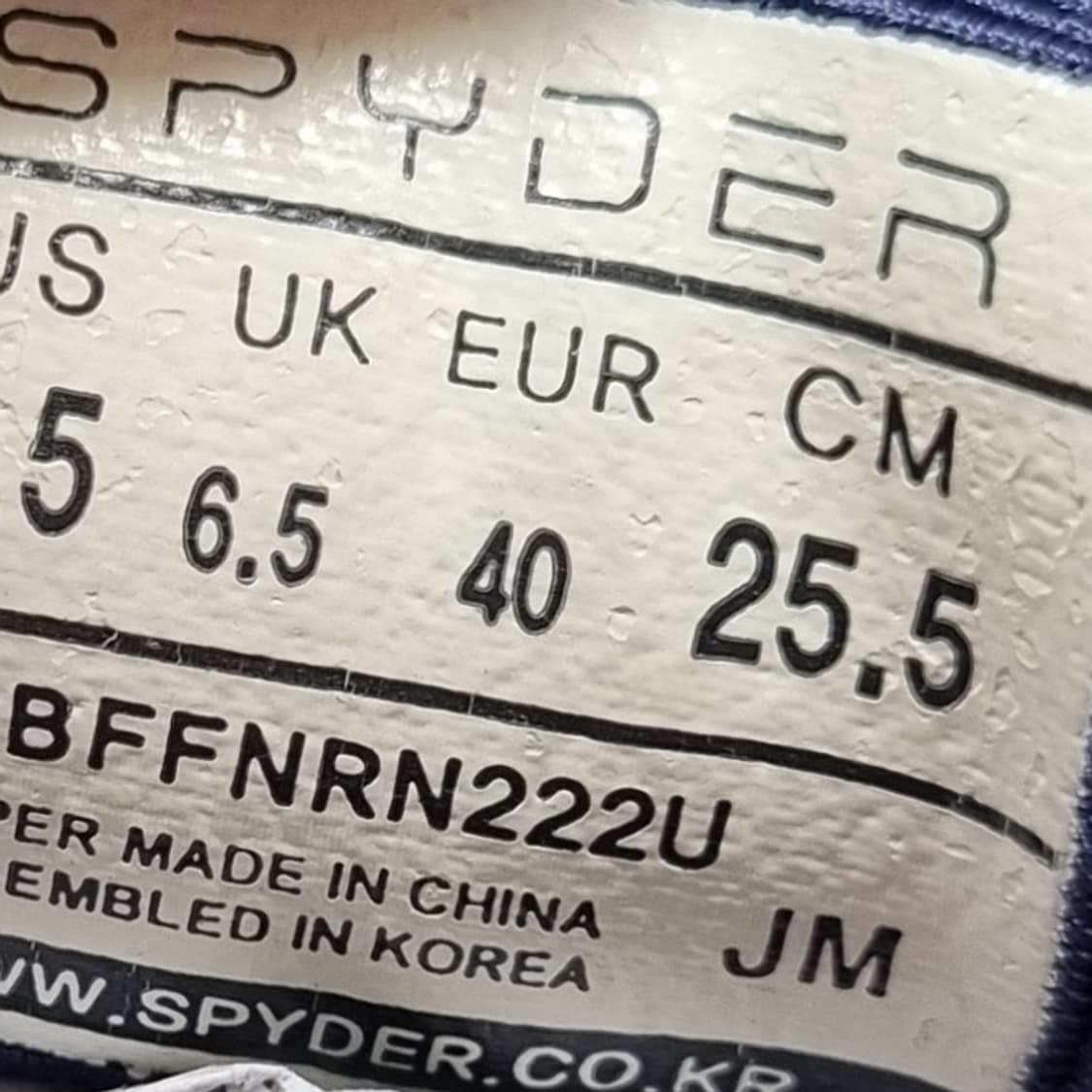 스파이더 블랙 위도우런 슬립온 255 상품이미지6