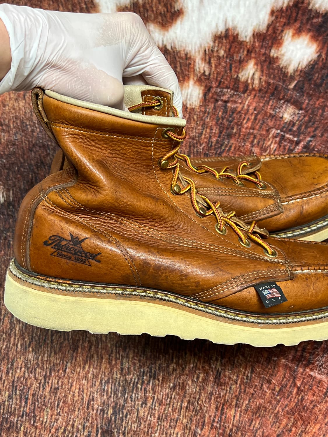 [8D] 쏘로굿 8인치 목토 워커 브라운 상품이미지6