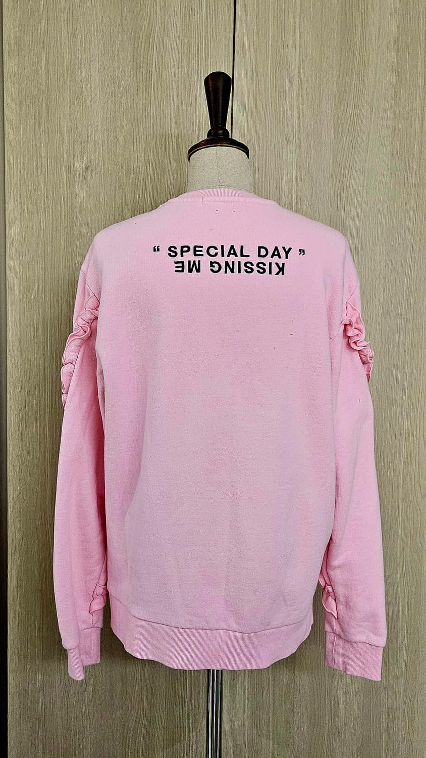 (레어템)SJYP 스팽클 하트 맨투맨 크리스마스룩 이벤트룩 데이트룩 상품이미지4