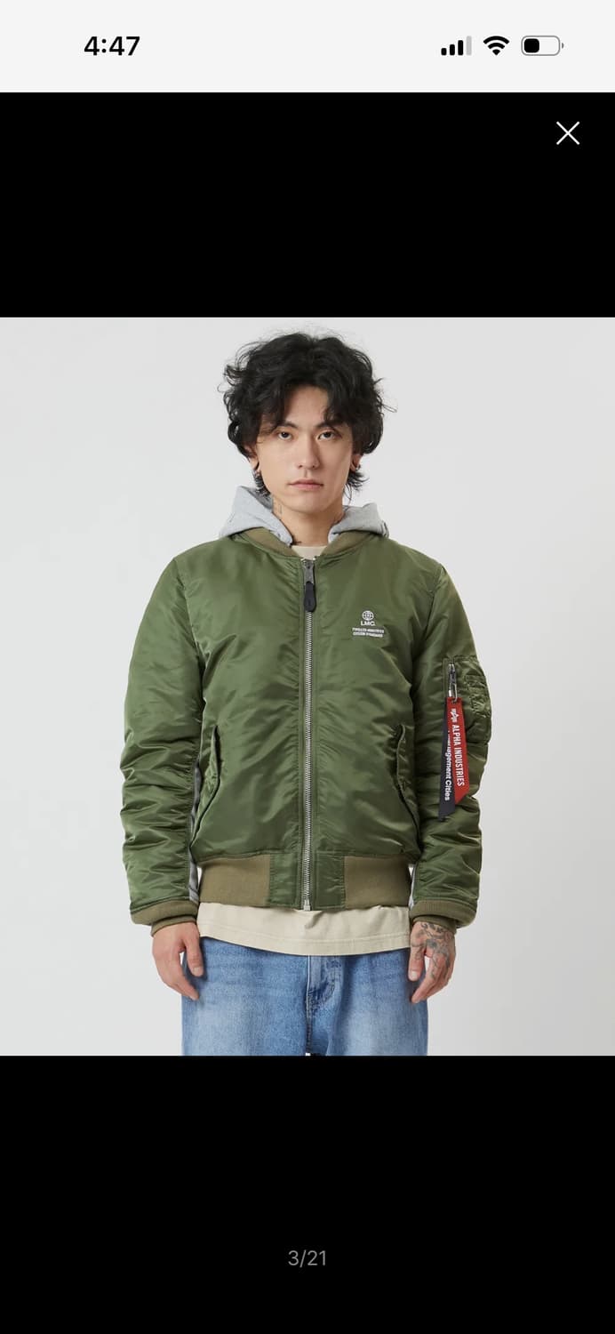 LMC X ALPHAINDUSTRIES 봄버 자켓 상품이미지6