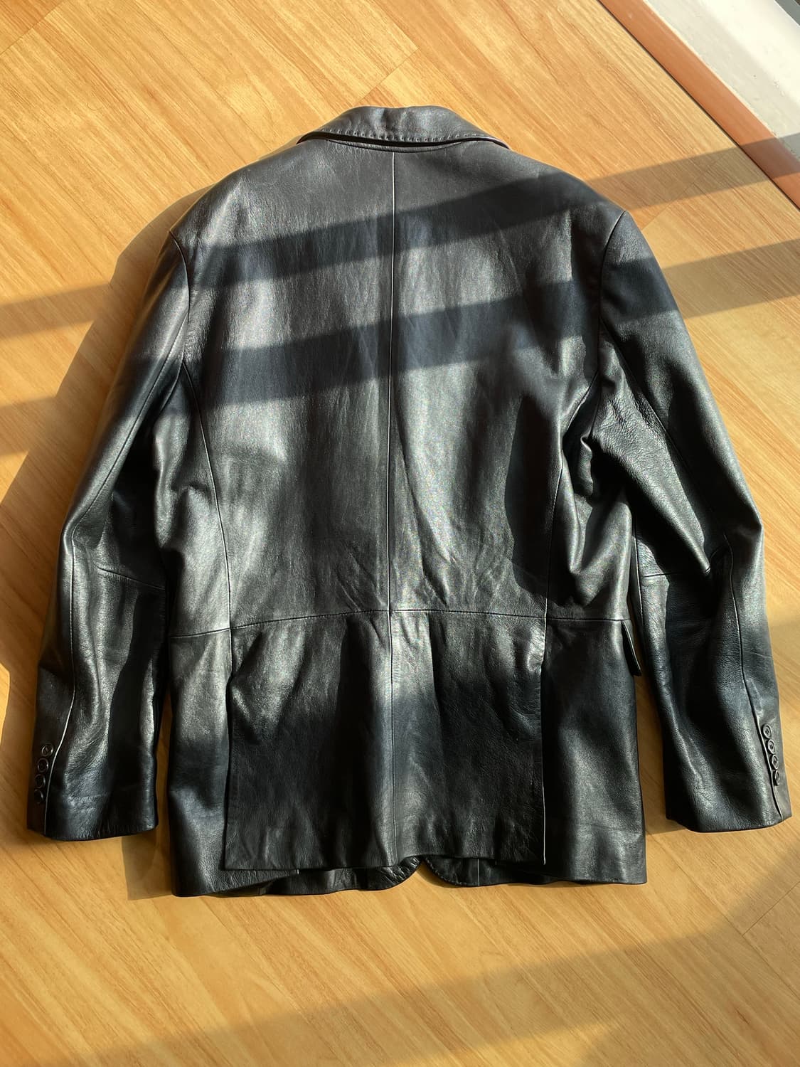 원버튼 레더 블레이저 상품이미지4